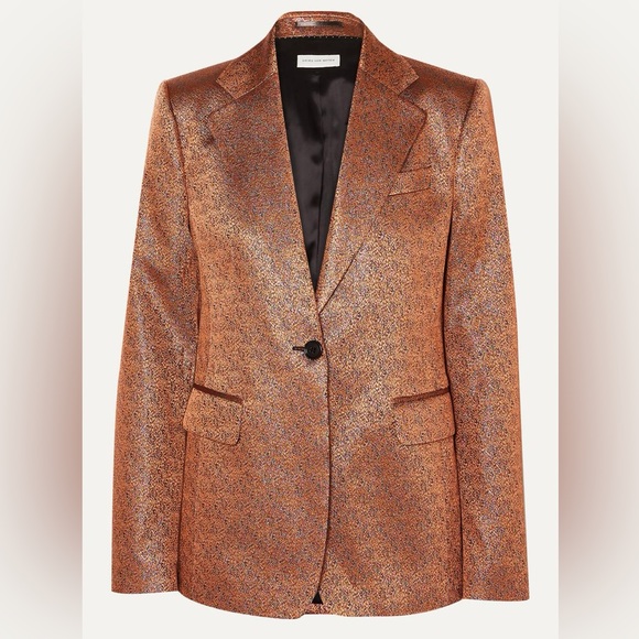 Dries Van Noten Jackets & Blazers - Dries Van Noten Metallic Blazer